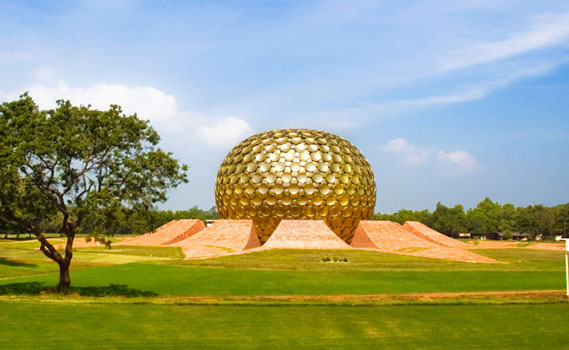 Auroville Matrimandir un voyage en Inde du Sud